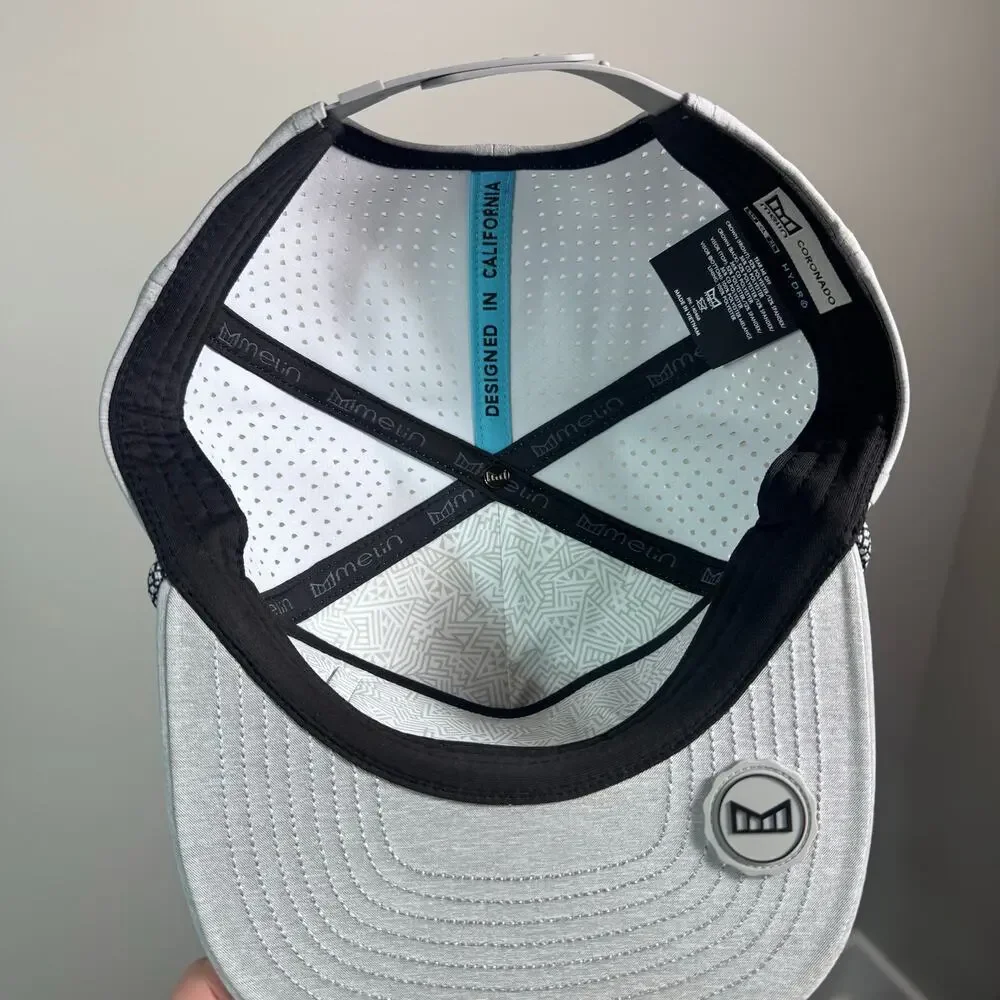 Melin Coronado Hydro Snapback Hat - Heather Grey/Light Grey - Rope Hat - Picture 5 of 10